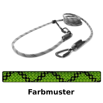 EASYLONG Hundeleine TWIST - L - 3,5m - green snake